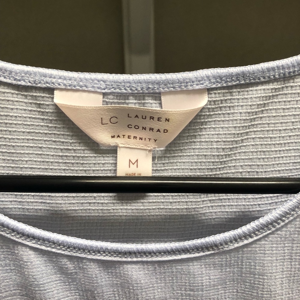 Periwinkle maternity top - Picture 2 of 3
